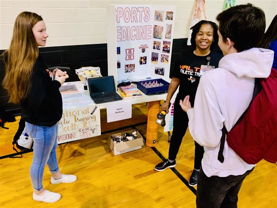 Sports Medicine Students- Haltom HS 